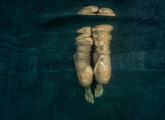 Split - photographie de nu sous-marin - tirage pigmentaire d'archives 17x24".