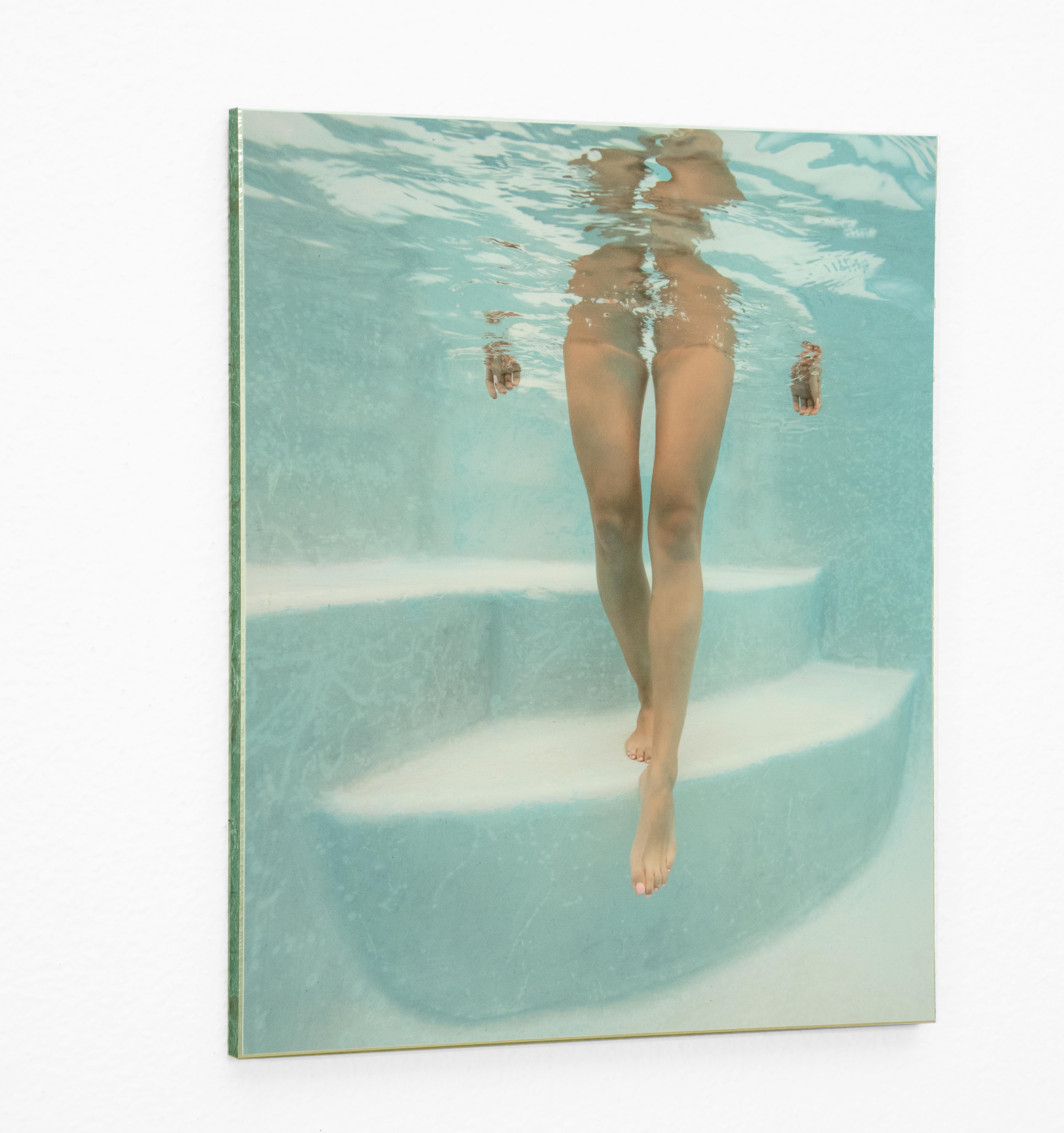 Steps - underwater photograph - print on aluminum 12 x 10