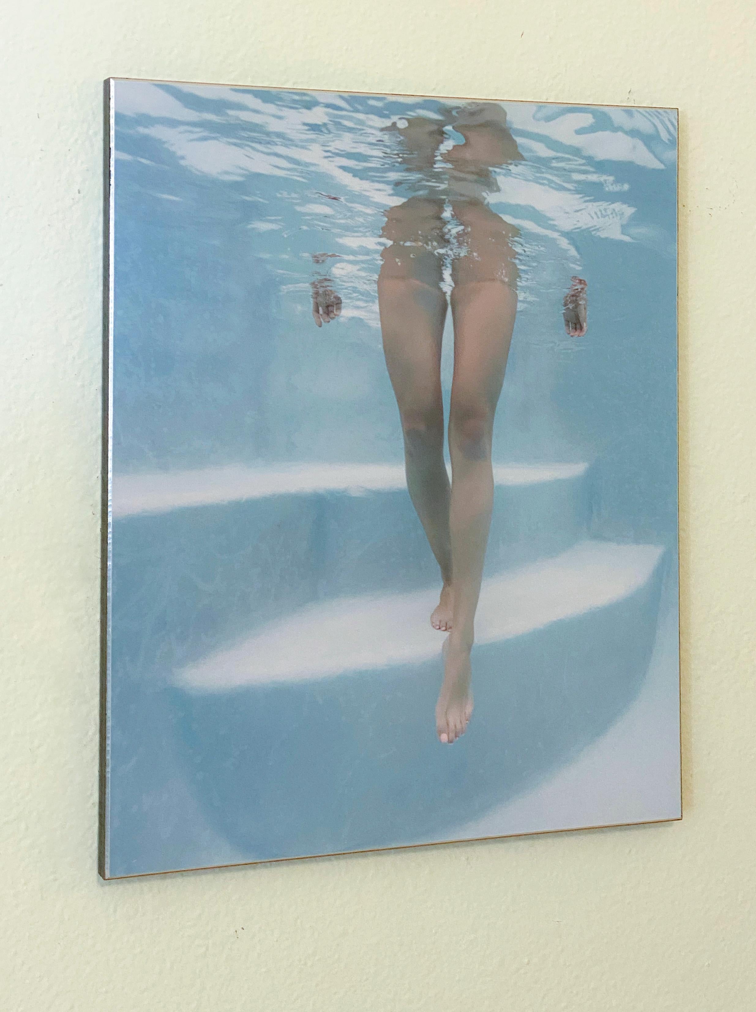 Steps - underwater photograph - print on aluminum 12 x 10
