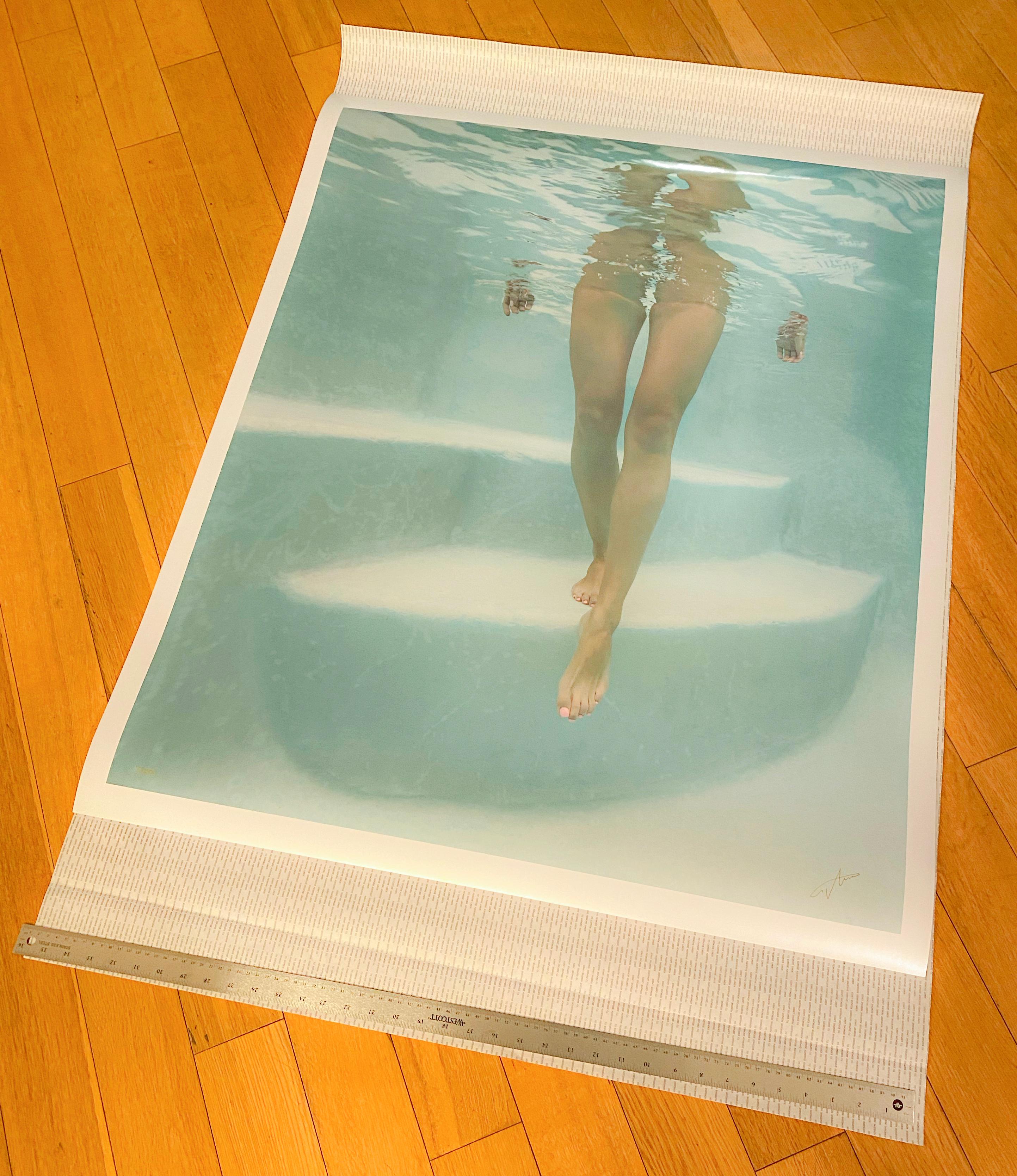 Steps  - underwater photograph - print on paper 40