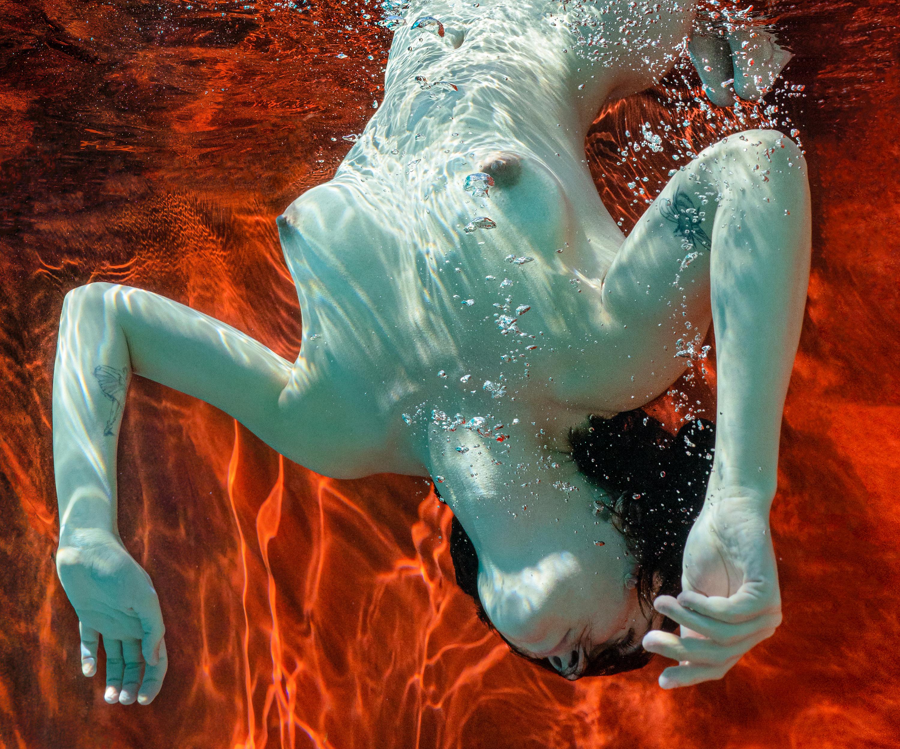 Summer - underwater nude photograph - archival pigment 35
