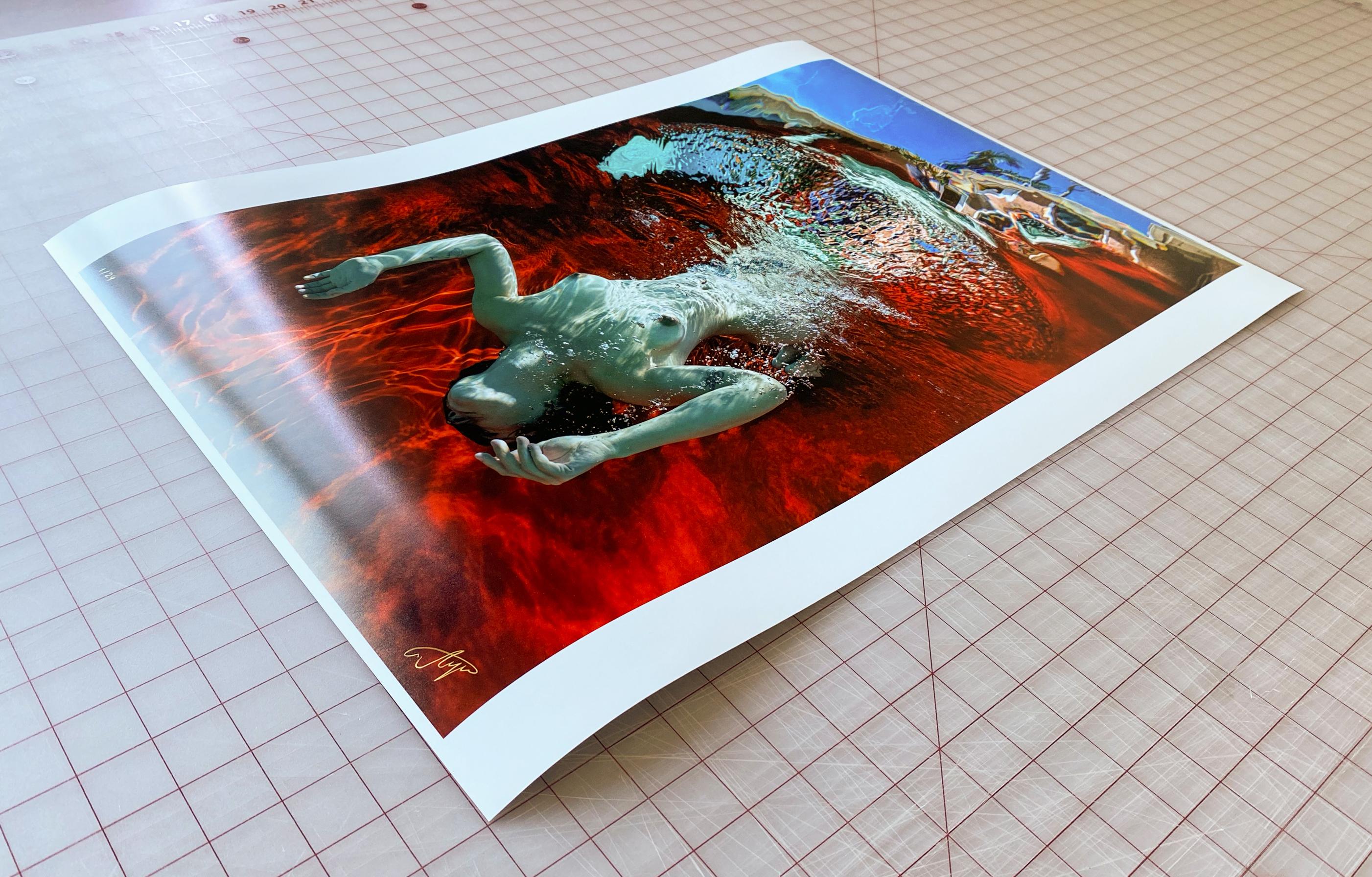 Summer - underwater nude photograph - archival pigment 35