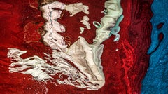 Surprise - photo de nu sous l'eau - impression sur aluminium 8 x 12 pouces