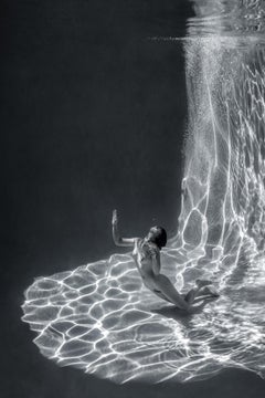 Sweet Air - underwater nude photo - print on aluminum 12 x 8"