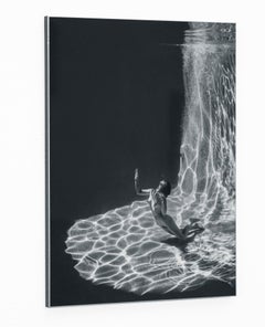 Sweet Air - underwater nude photo - print on aluminum 12 x 8"