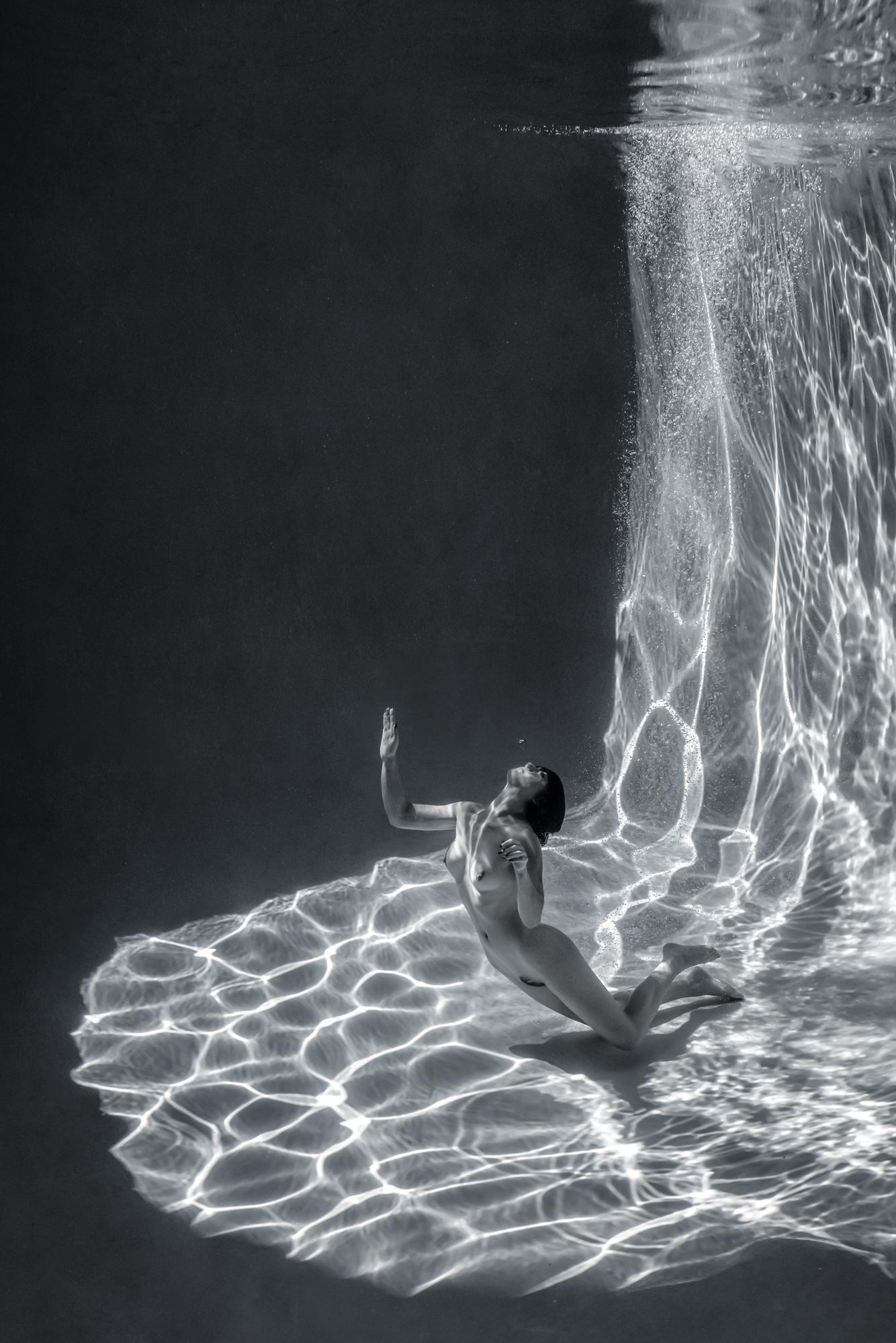 Sweet Air - photo de nu sous l'eau - impression sur aluminium 12 x 8 pouces