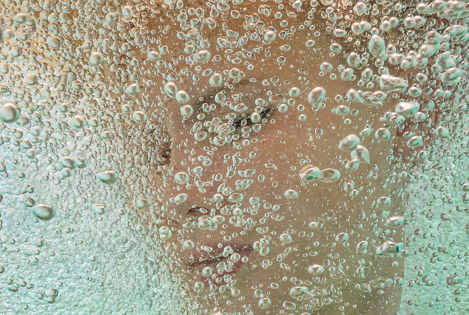 Sweet Champagner - Unterwasserporträt - Druck auf Aluminium 8 x 12
