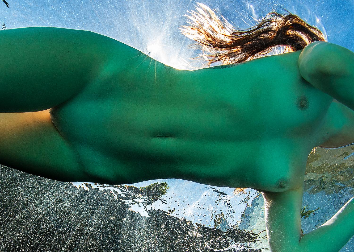 The Real Mermaid - Unterwasser-Aktfotografie - Archivalischer Pigmentdruck 35x52