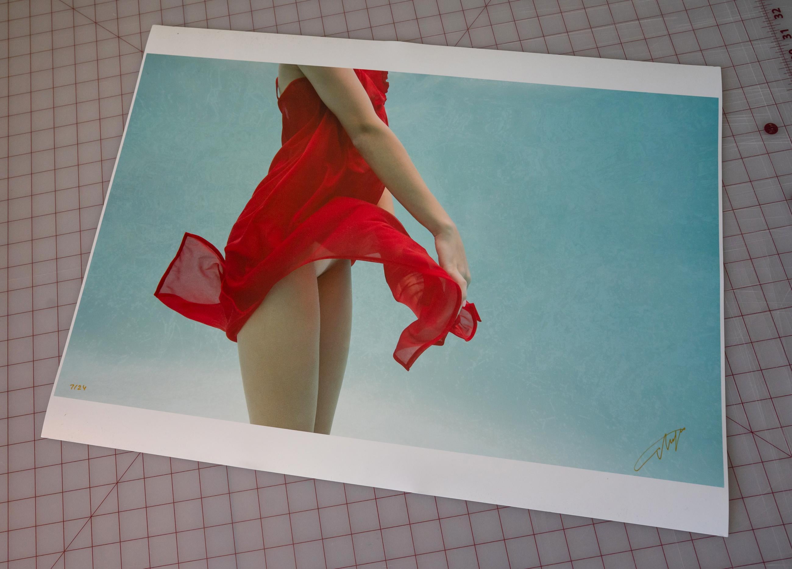 Die rote Blume – Unterwasserfotografie – Archivalischer Pigmentdruck  15