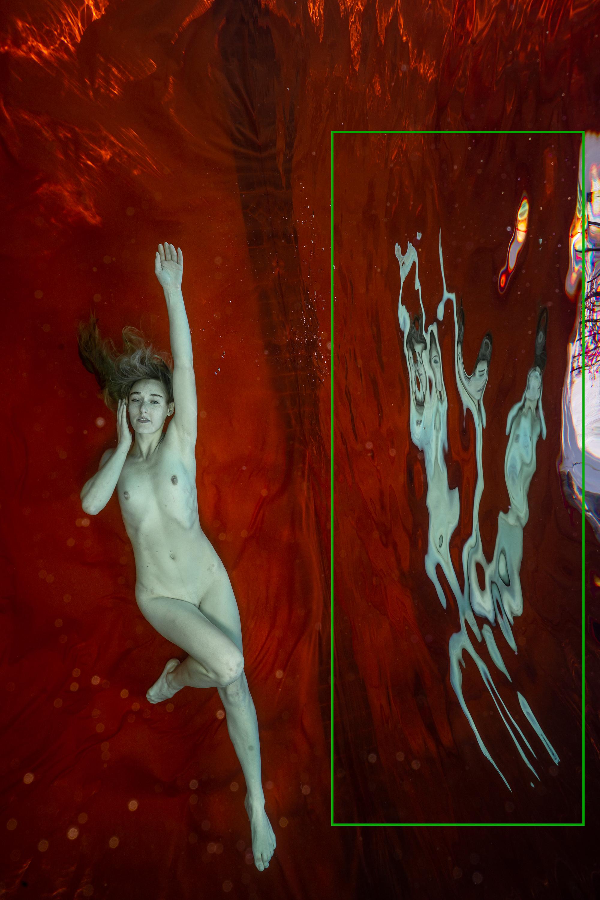 El Grito - fotografía de un reflejo bajo el agua - impresión de archivo 35 