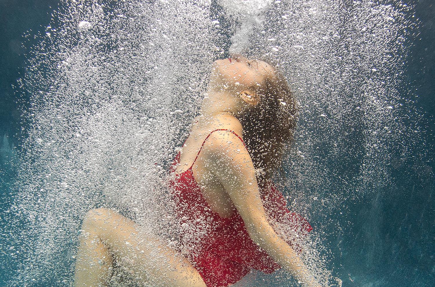 The Turn - Unterwasserfotografie - Archivalischer Pigmentdruck 35x46