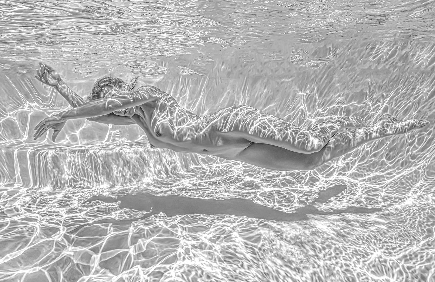 Thunderweb - Unterwasser-Nacktes Foto - Druck auf Aluminium 8 x 12