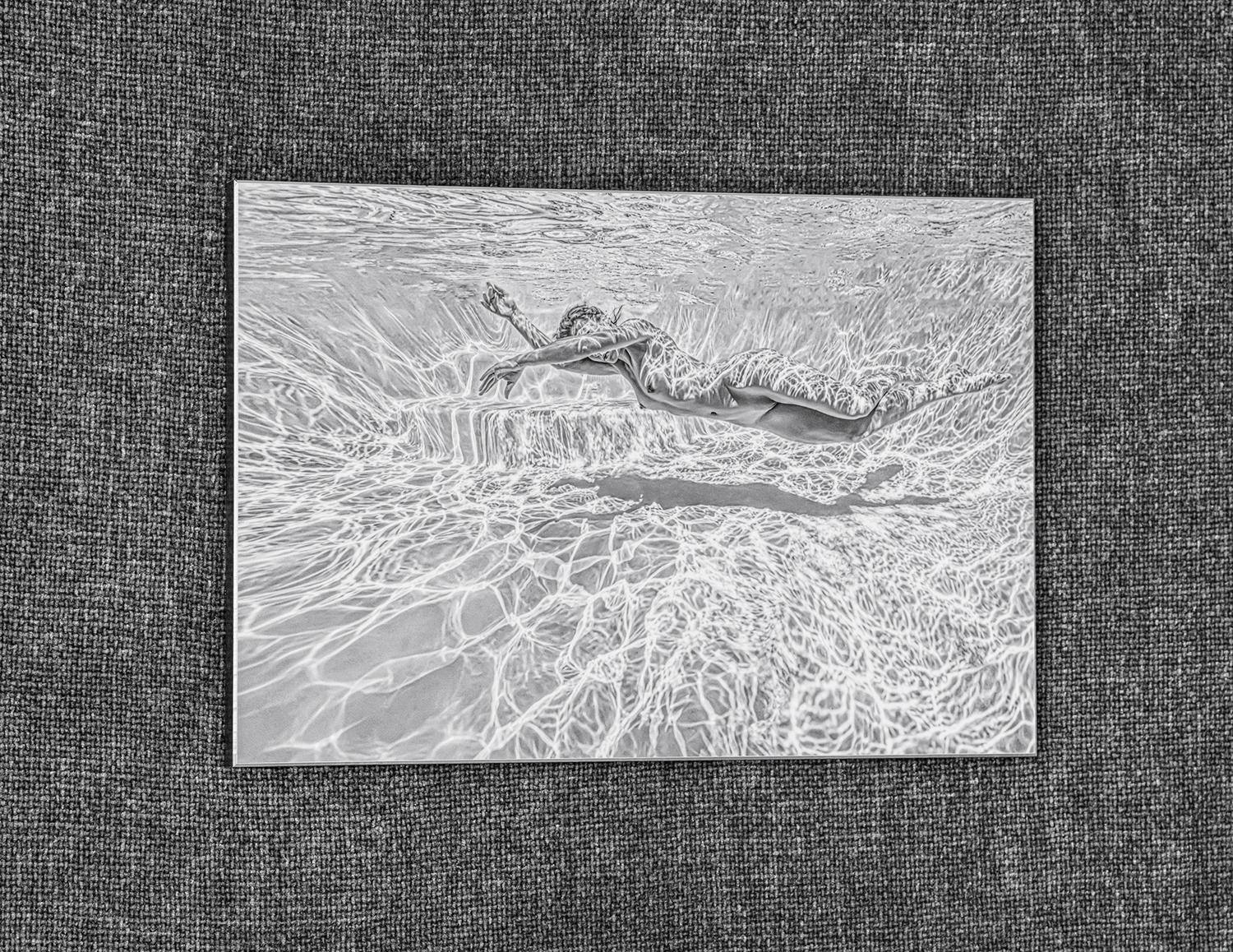Thunderweb - Unterwasser-Nacktes Foto - Druck auf Aluminium 8 x 12