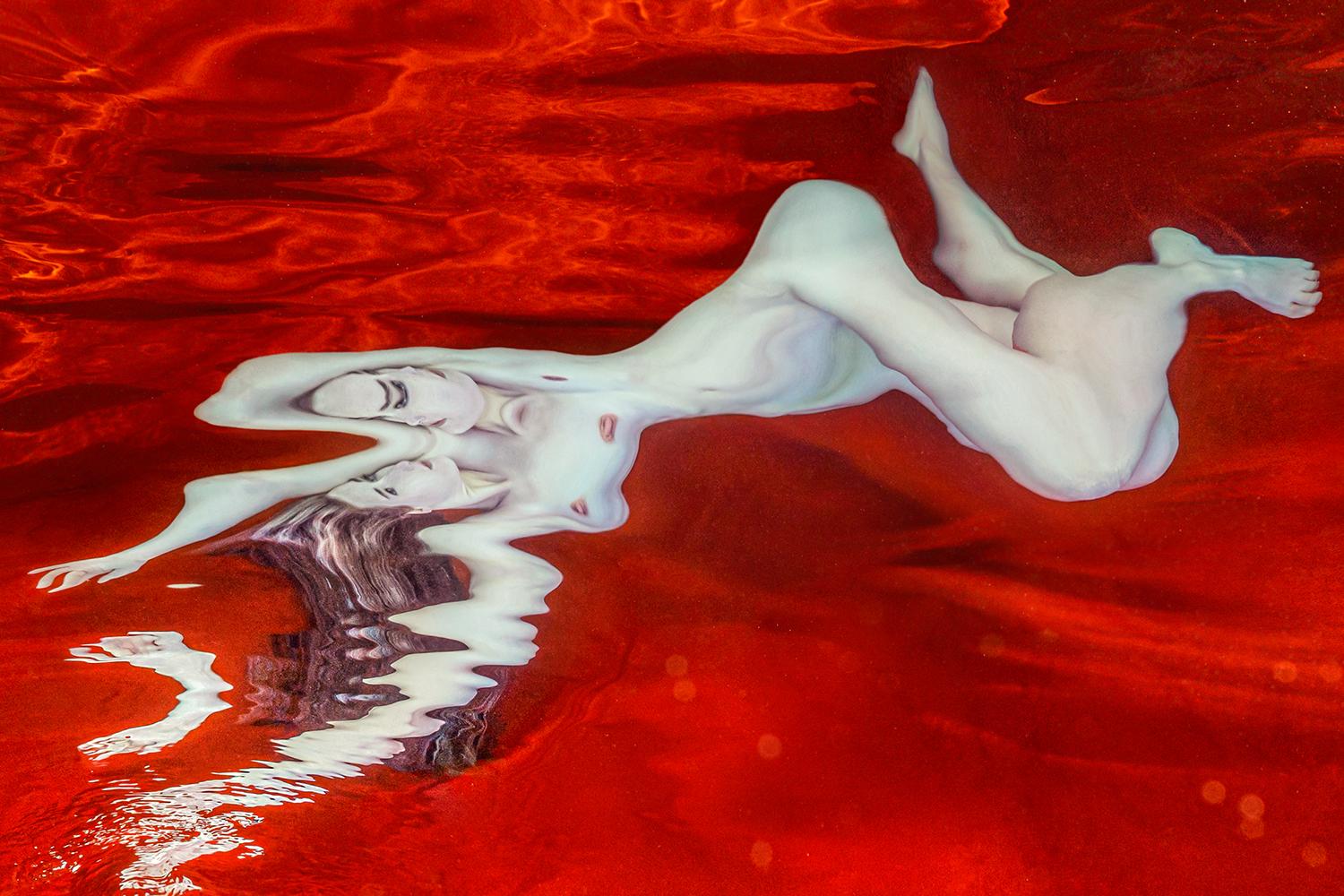 Vinnytsia 22 - photo de nu sous-marine - impression sur aluminium 8 x 12 pouces - Photograph de Alex Sher