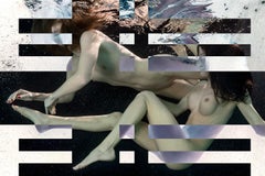 Wallgirls- underwater nude photograph - print on paper 18” x 24”