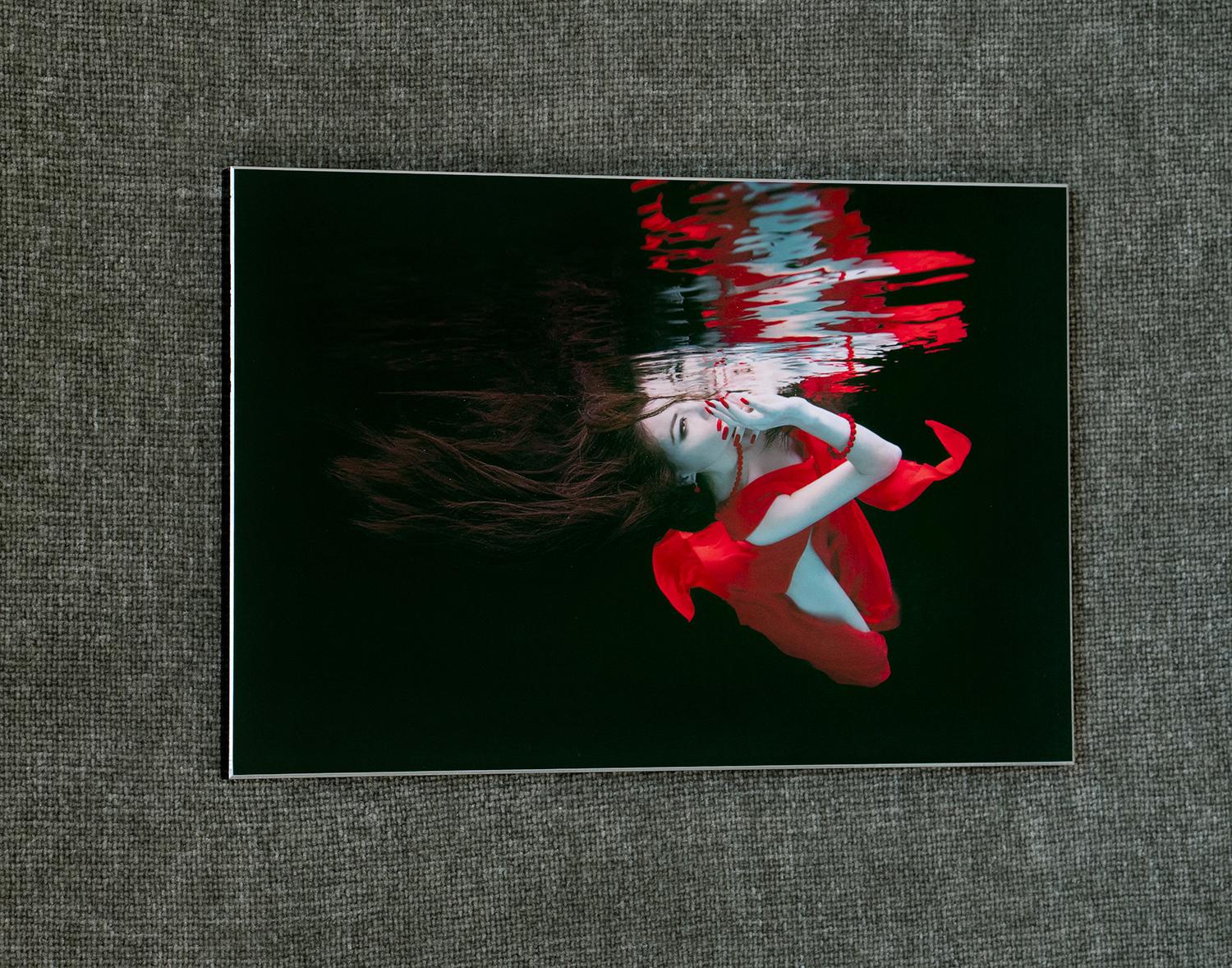 Wasserlilie - Unterwasser-Nacktfoto - Druck auf Aluminium 8 x 12
