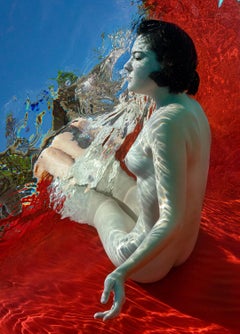 Wonderland II - fotografia di nudo subacqueo - stampa a pigmenti d'archivio 23,5" x16,7"