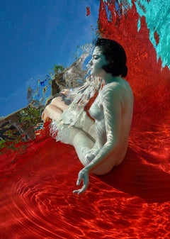 Wonderland II - fotografía de desnudo bajo el agua - impresión de pigmento de archivo 23.5" x16.7"