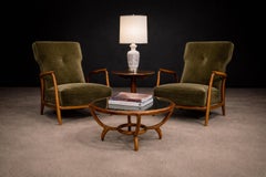 Table d'appoint brésilienne moderne "Alex" en Freijo et bois dur, Sergio Rodrigues, 1960s