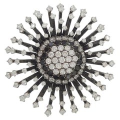 Alex Soldier 12 Carat Diamond Cocktail Ring Statement Pendant