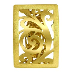 Anello Alex Soldier in oro 18 carati con ornamento a contrasto