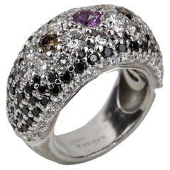 Alex Soldier 18K White Gold Diamond Ring