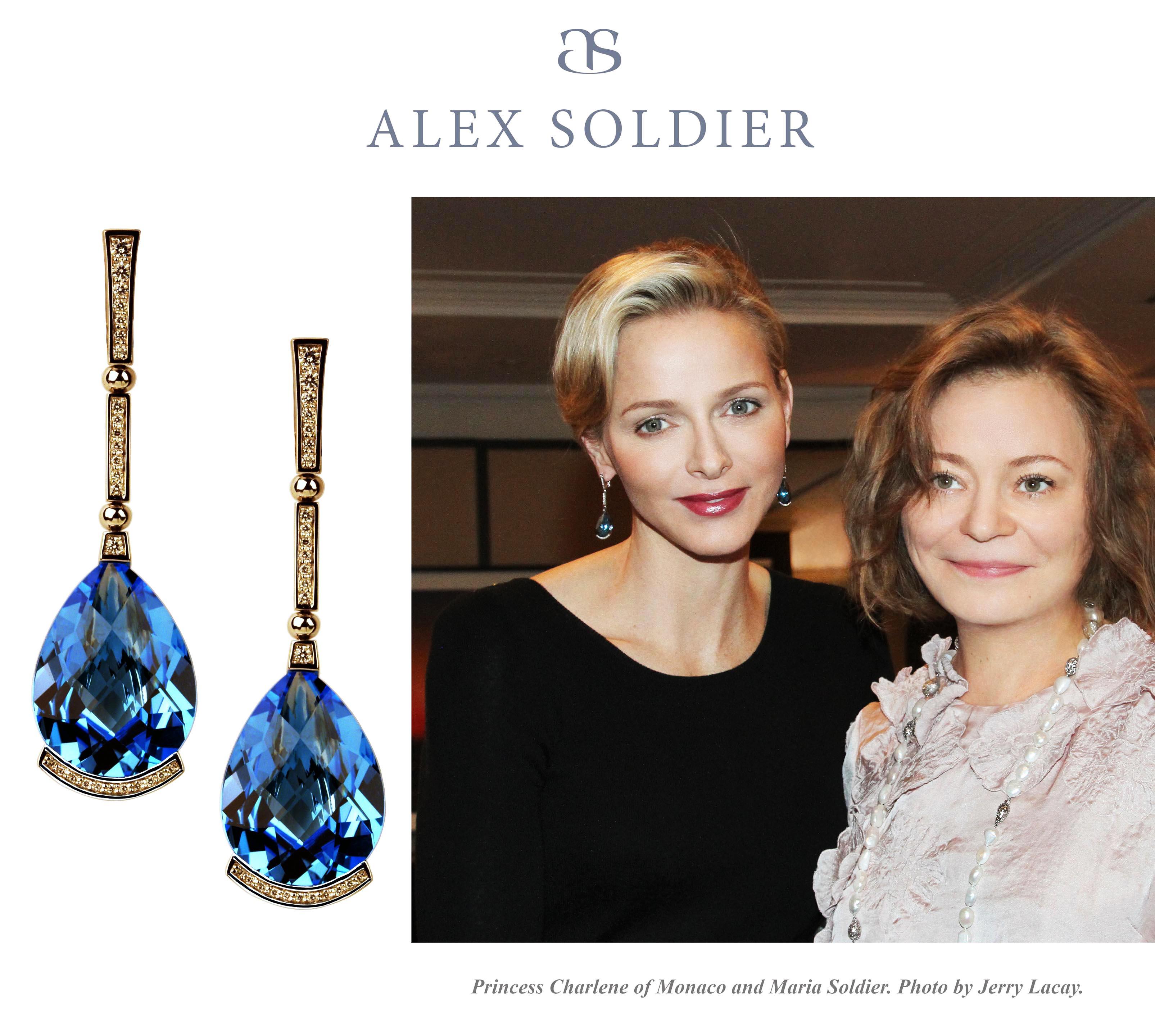 princess charlene earrings