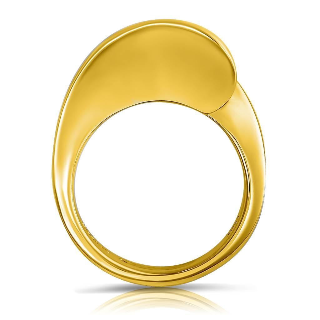 Alex Soldier Dance of Life Anello di fidanzamento in oro e diamanti Made in NYC in vendita 1