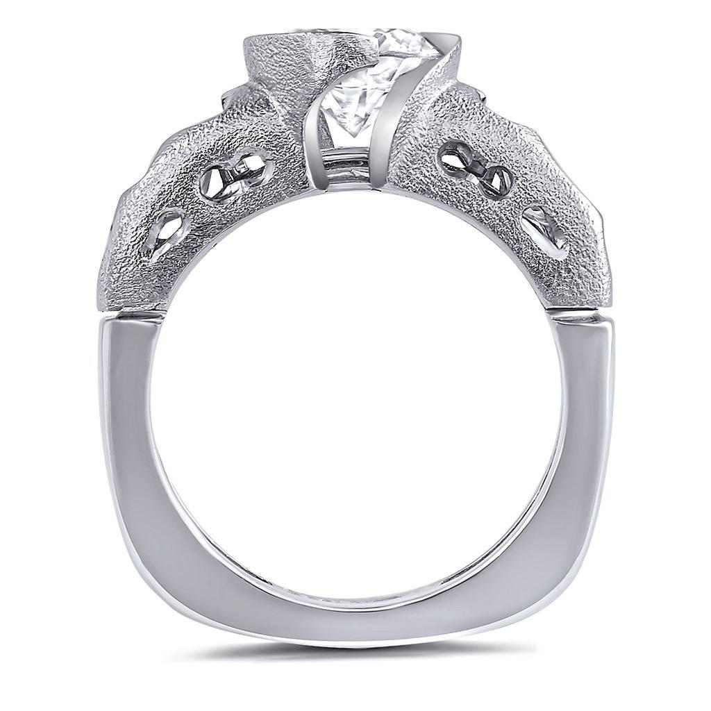 Contemporain Alex Soldier Diamond Gold Engagement Cocktail Ring One of a kind Handmade in NYC (Bague de fiançailles en or avec diamant) Fait à la main à New York en vente