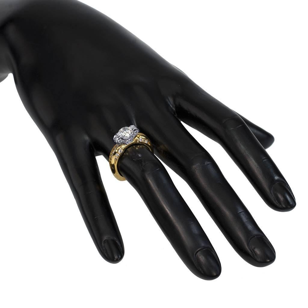 da uomo o donna Alex Soldier Anello di fidanzamento in oro con diamanti, unico nel suo genere e realizzato a NYC in vendita
