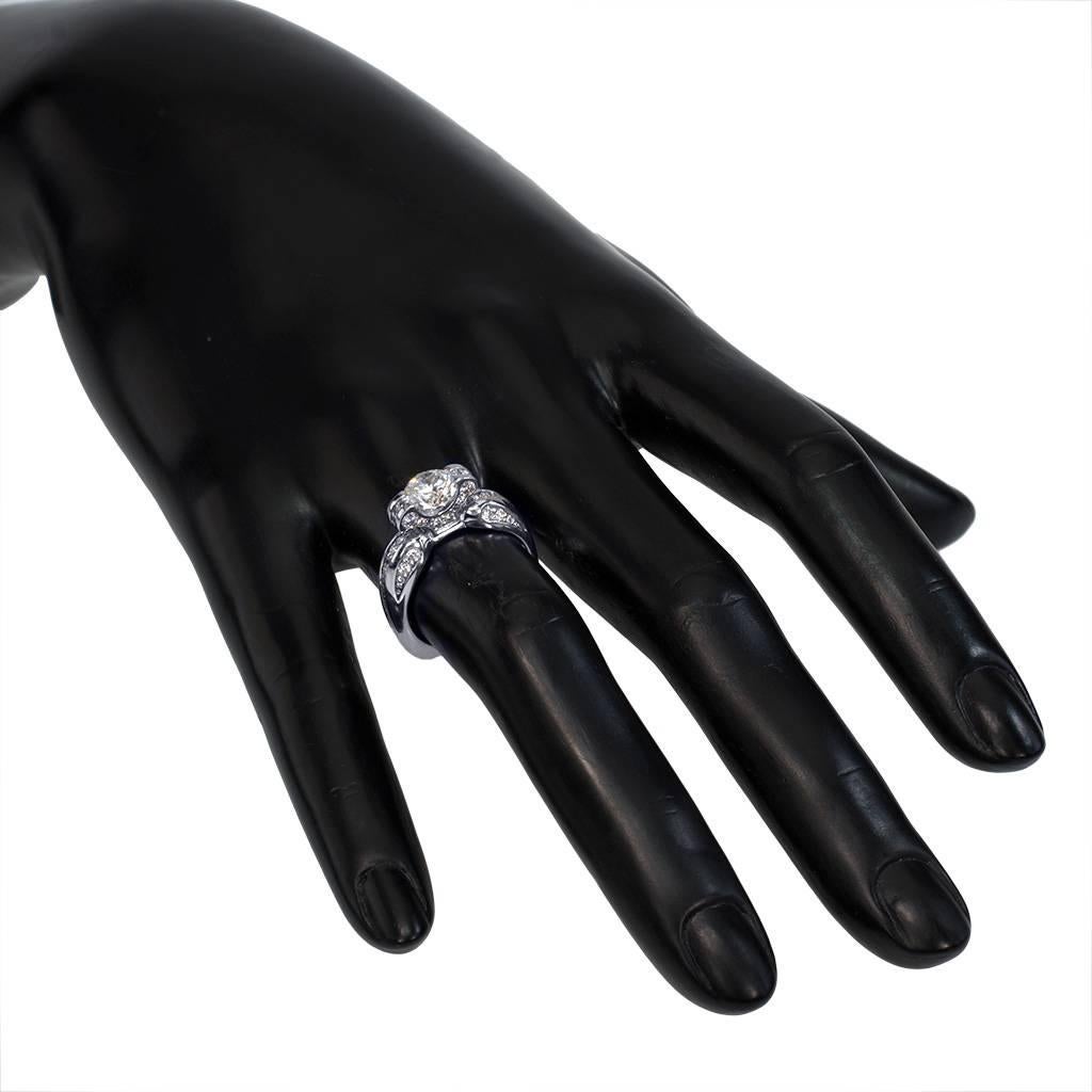 da uomo o donna Alex Soldier Anello di fidanzamento in oro con diamanti, unico nel suo genere e realizzato a NYC in vendita