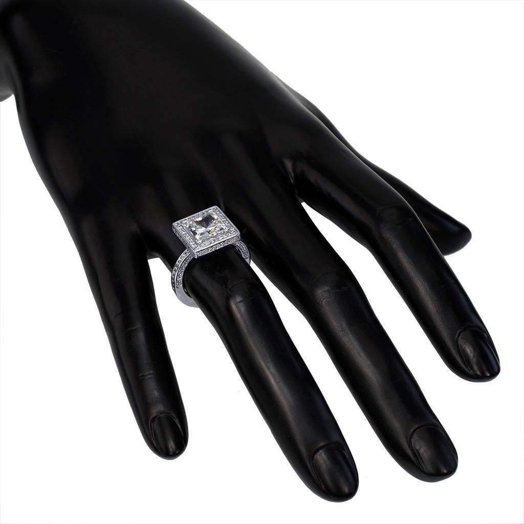 da uomo o donna Alex Soldier Anello di fidanzamento in oro con diamante Made in NYC in vendita