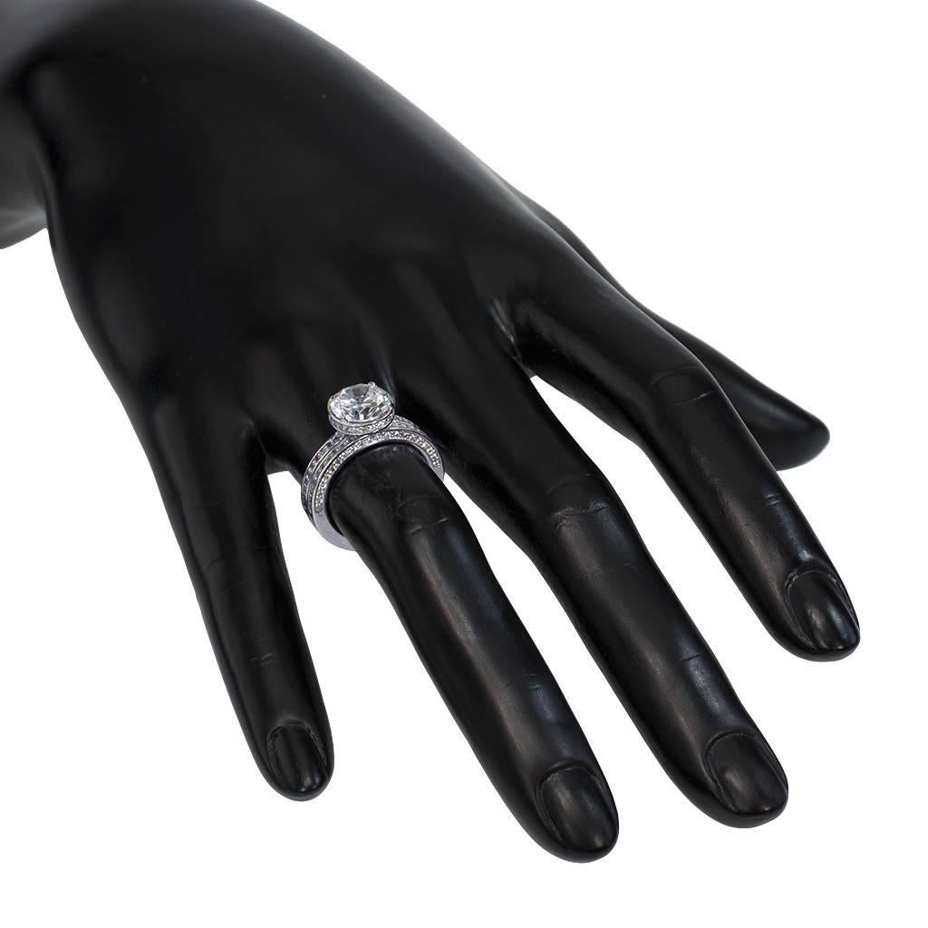 Alex Soldier Anello di fidanzamento in oro con diamante Made in NYC in vendita 1