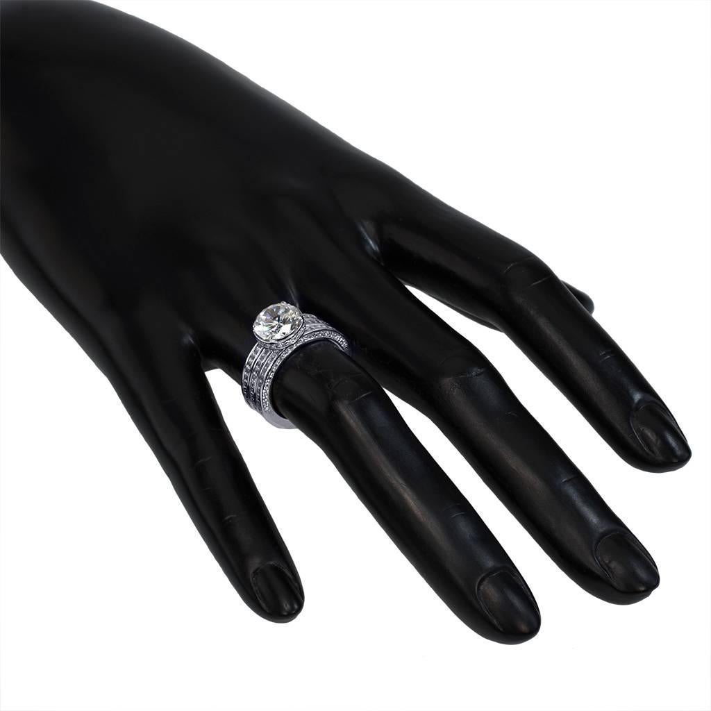 Alex Soldier Anello di fidanzamento in oro con diamante Made in NYC in vendita 2