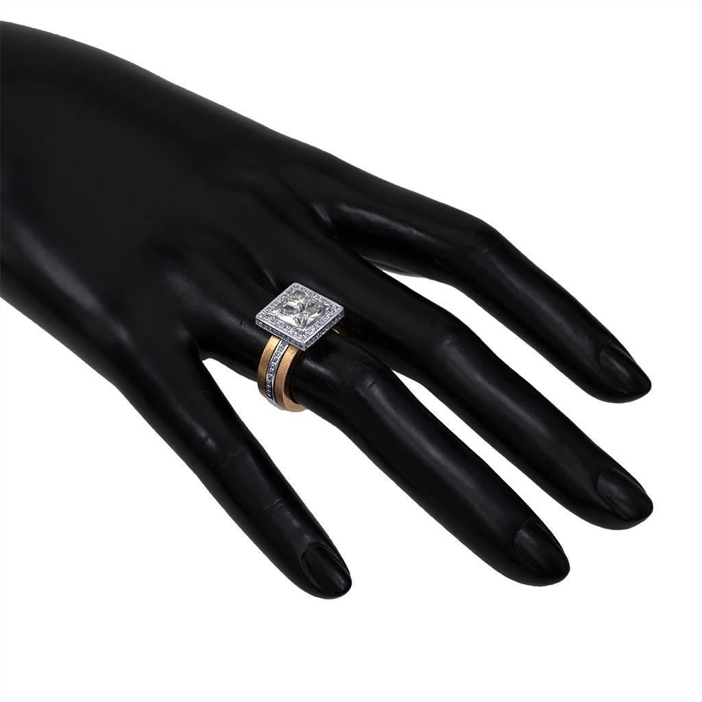 Alex Soldier Anello di fidanzamento in oro con diamante Made in NYC in vendita 4
