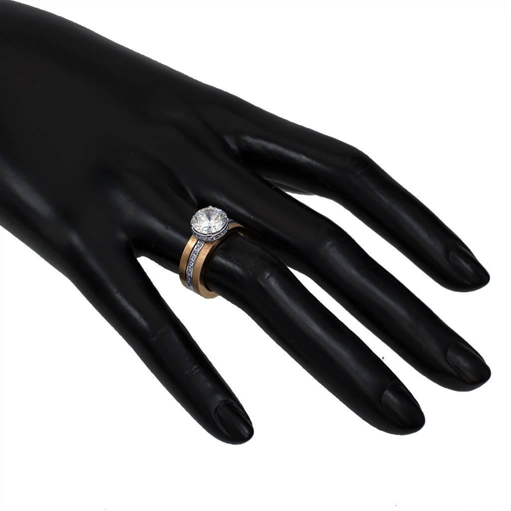 Alex Soldier Anello di fidanzamento in oro con diamante Made in NYC in vendita 4