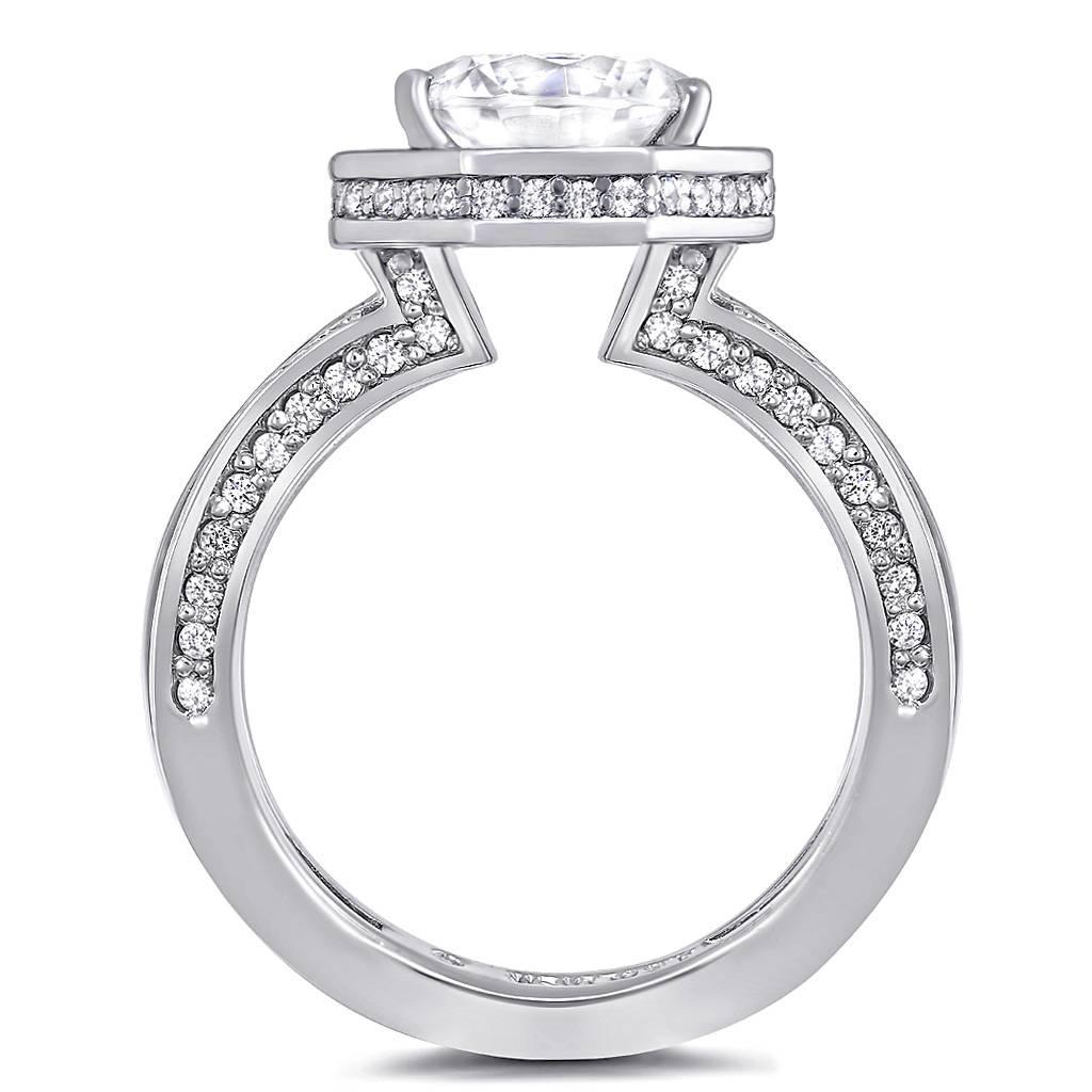 Contemporaneo Alex Soldier Anello di fidanzamento con diamante in oro Made in NYC in vendita