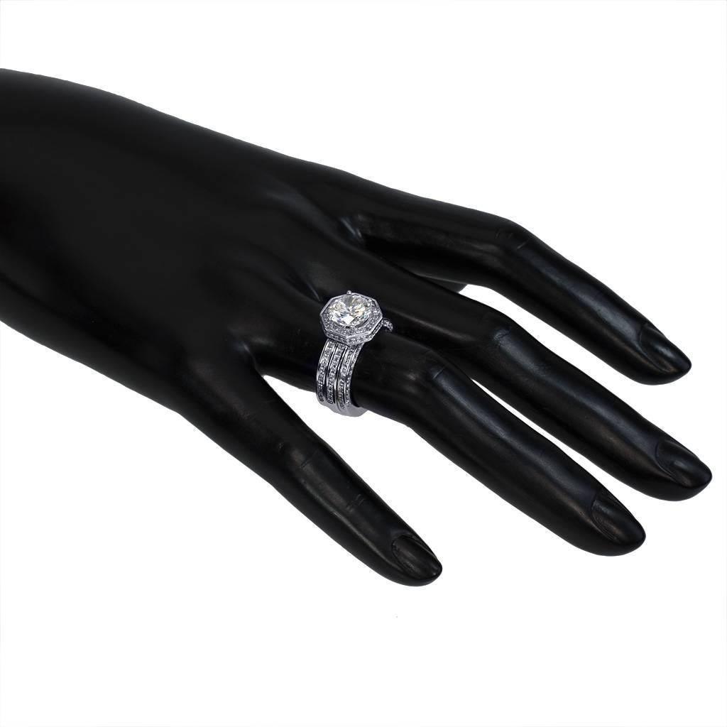 Alex Soldier Anello di fidanzamento con diamante in oro Made in NYC in vendita 2