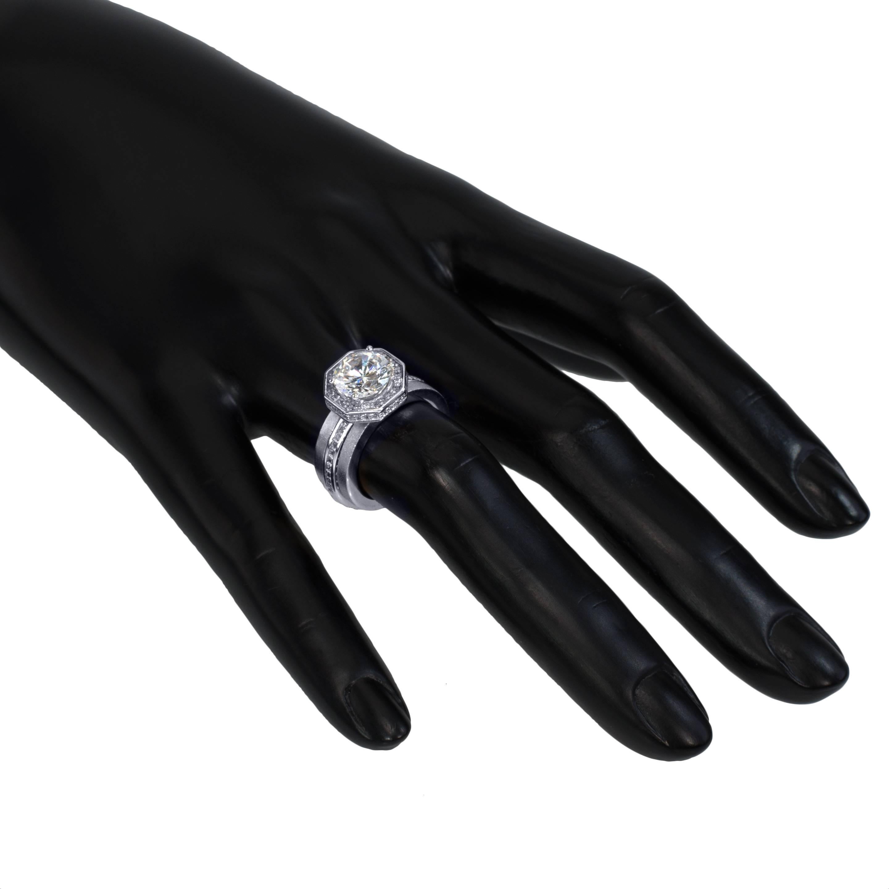 Alex Soldier Anello di fidanzamento con diamante in oro Made in NYC in vendita 4
