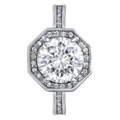 Alex Soldier Anello di fidanzamento con diamante in oro Made in NYC
