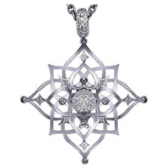 White Diamond Pendant Necklaces