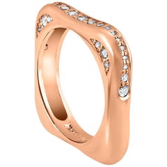 Alex Soldier Fascia Sensualità Moderna in Oro Rosa con Diamante