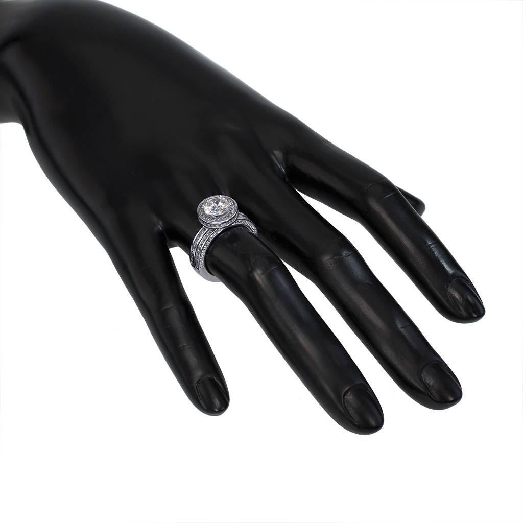 da uomo o donna Alex Soldier Anello di fidanzamento con diamante 