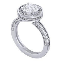 Alex Soldier Eternal Love Diamond Engagement Ring in White Gold One of a Kind