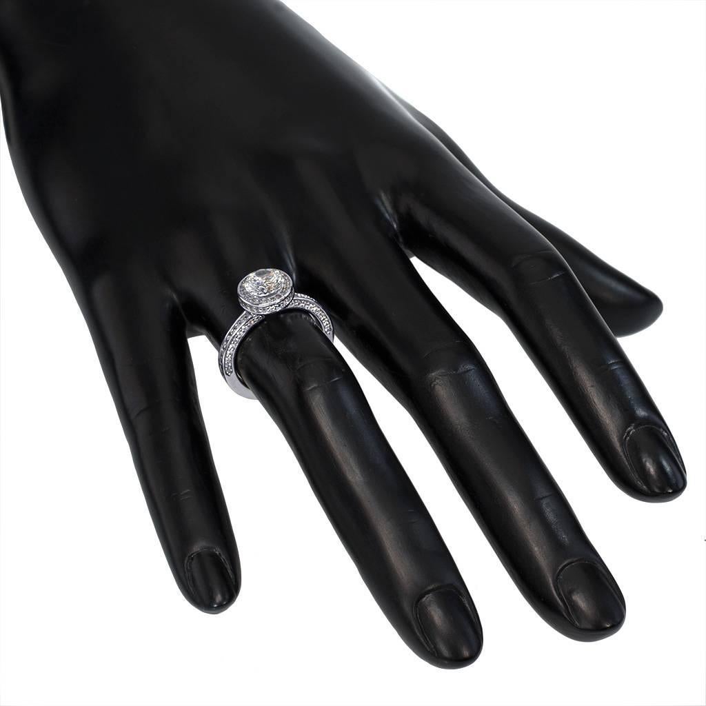 Alex Soldier Eternal Love Diamond Engagement Ring One of a Kind Handmade in NYC (Bague de fiançailles en diamant pour l'amour éternel, unique en son genre, faite à la main à New York) Unisexe en vente