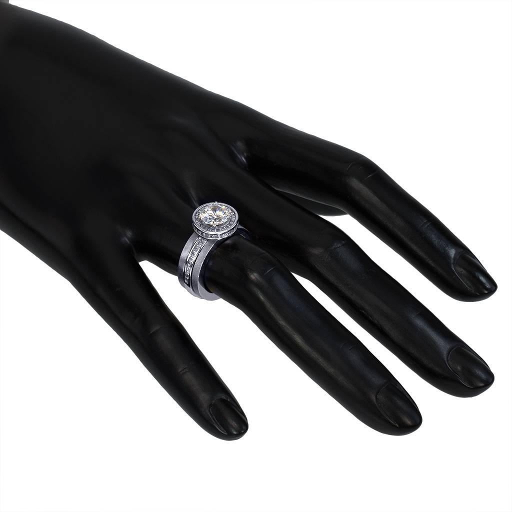 Alex Soldier Eternal Love Diamond Engagement Ring One of a Kind Handmade in NYC (Bague de fiançailles en diamant pour l'amour éternel, unique en son genre, faite à la main à New York) en vente 3