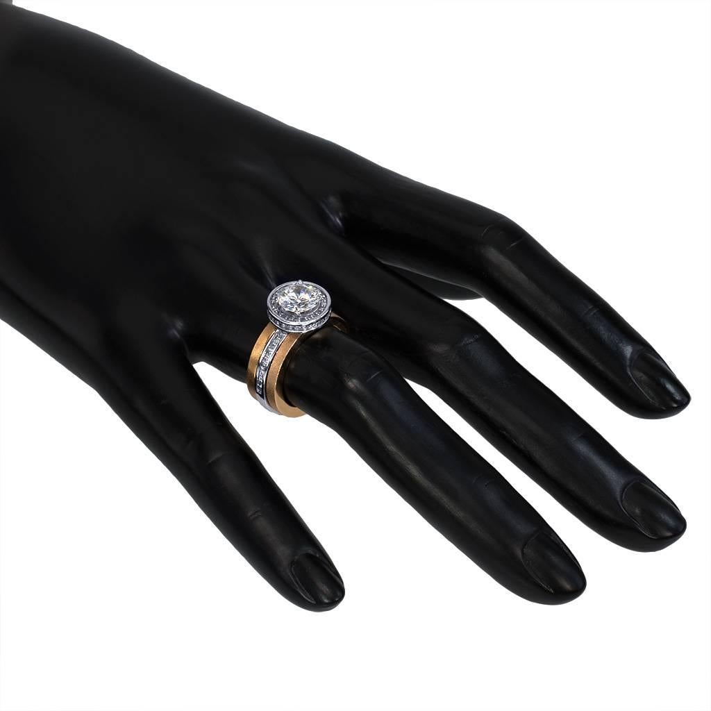 Alex Soldier Eternal Love Diamond Engagement Ring One of a Kind Handmade in NYC (Bague de fiançailles en diamant pour l'amour éternel, unique en son genre, faite à la main à New York) en vente 4