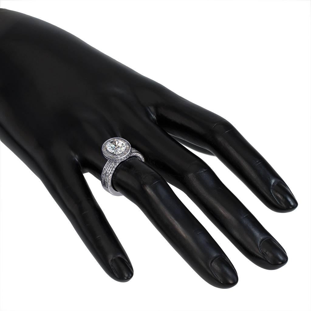 da uomo o donna Alex Soldier Anello di fidanzamento in oro con diamante, amore eterno, unico nel suo genere in vendita