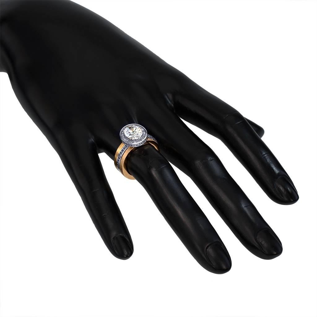 Alex Soldier Anello di fidanzamento in oro con diamante, amore eterno, unico nel suo genere in vendita 3