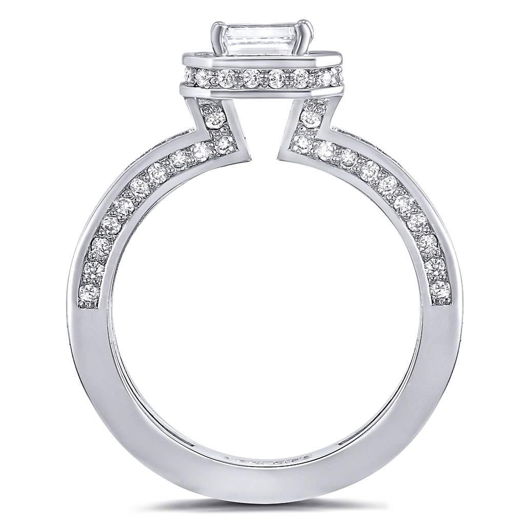 Contemporaneo Alex Soldier Anello di fidanzamento in oro con diamante, unico nel suo genere, Made in NYC in vendita